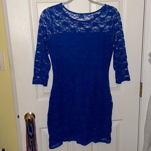 Blue Lace Dress
